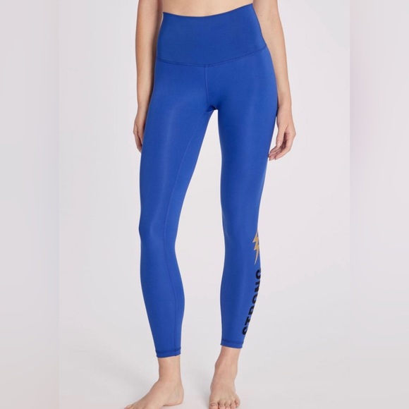 WILDFOX || Strong 7/8 Lightning Leggings in Digital Blue - SZ Small 💙NWT💙 - Picture 7 of 10